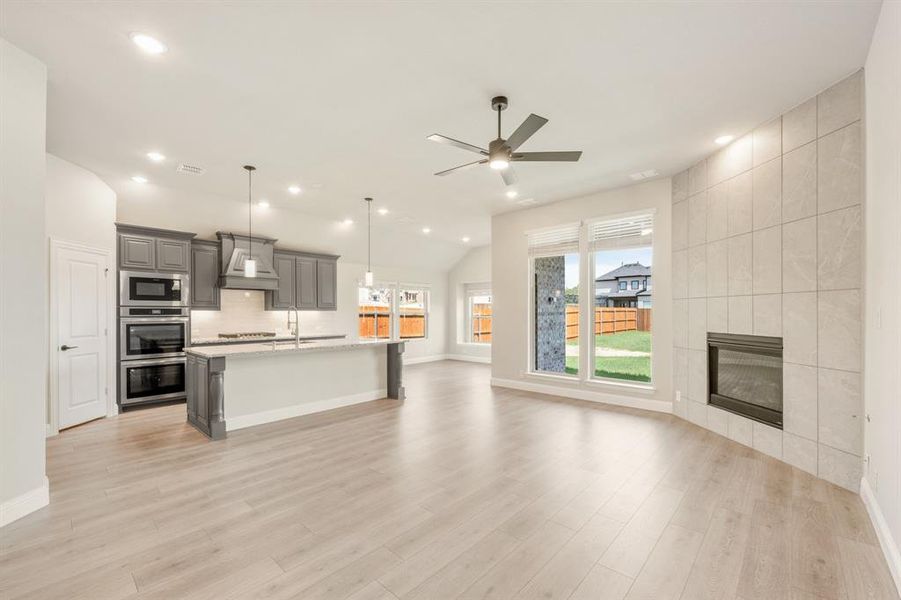 Furnished interior view inside a new home in Parks of Aledo, Aledo (Image 8).