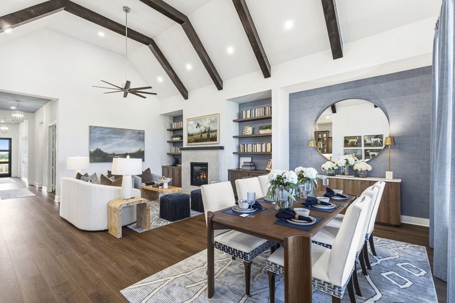 Representative Dining Room/Family Room - some options shown