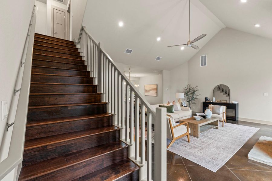 Furnished interior view inside a new home in , Dripping Springs (Image 28).