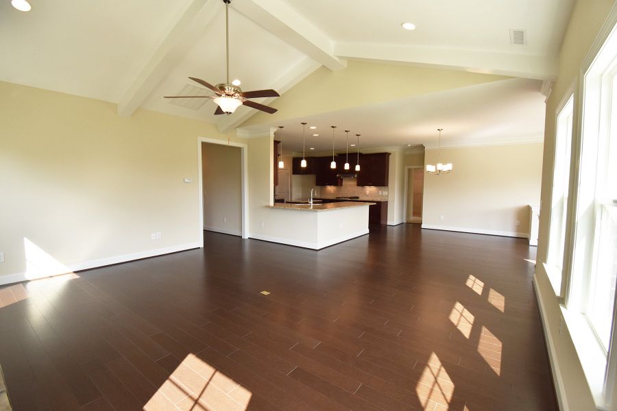 Representative furnished interior of a home built from the Cosmopolitan by Keystone Homes NC in Weybridge, Burlington (Image 10).