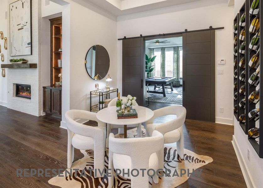 Furnished interior view inside a new home in Mosaic, Celina (Image 24).
