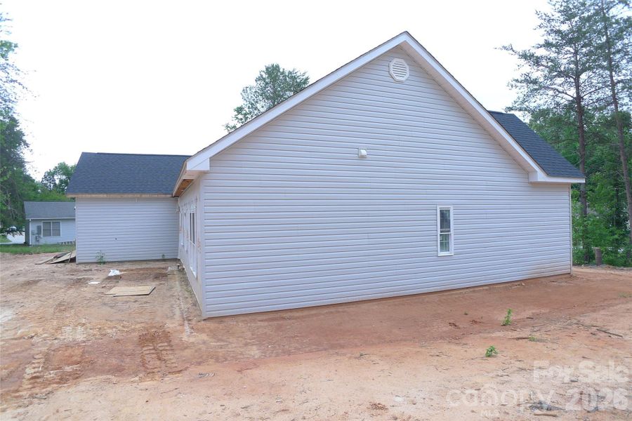 Back and left side of house Back and left side of house