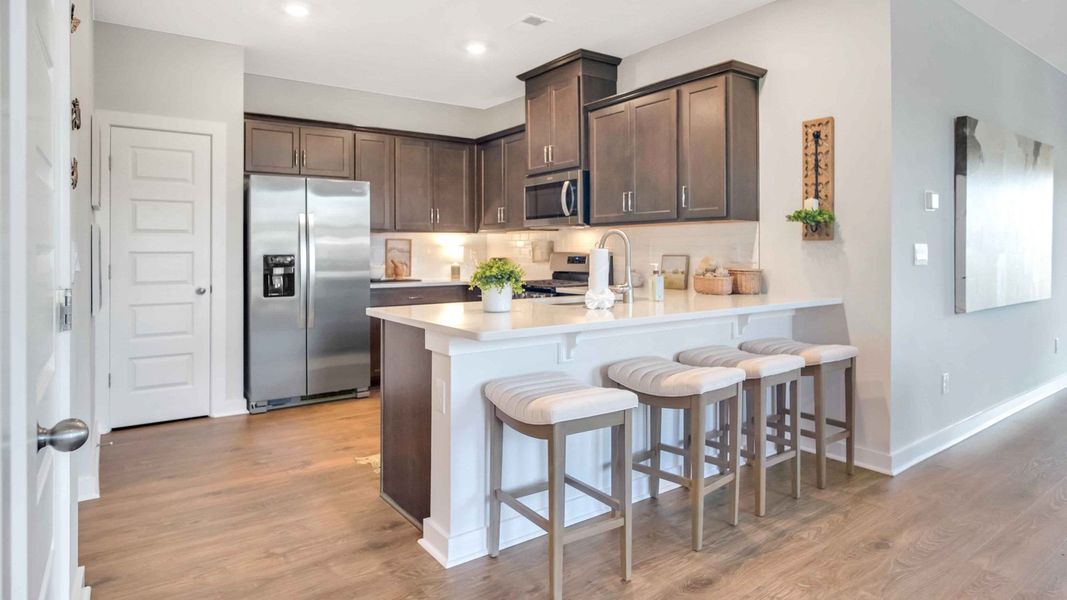 Furnished interior view inside a new home in Nexus South, Gallatin (Image 11).
