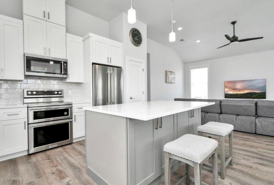 Furnished interior view inside a new home in , Galveston (Image 6).