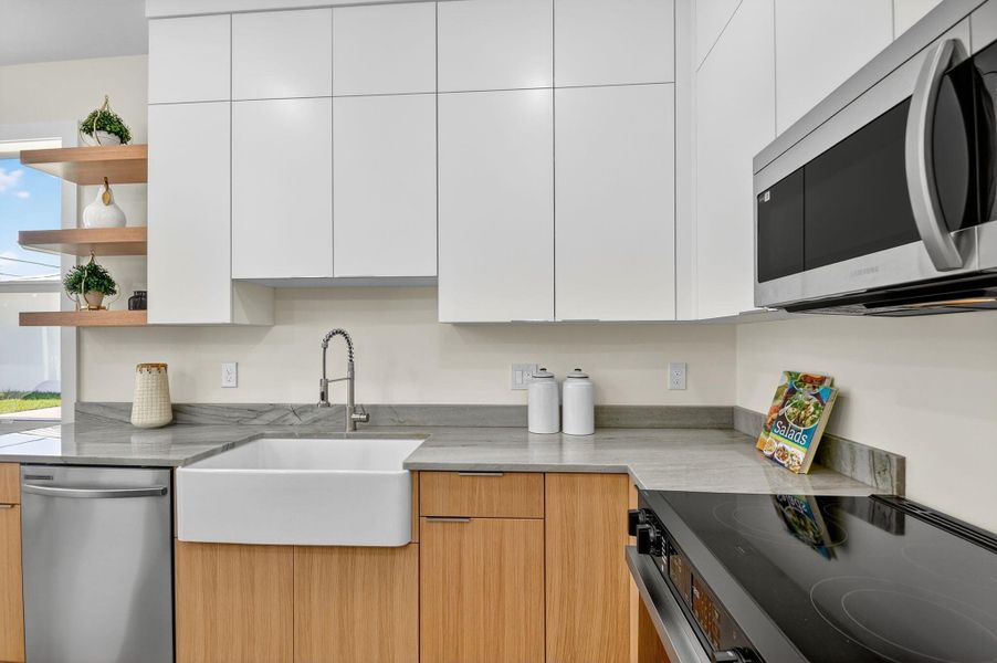 Furnished interior view inside a new home in , Jupiter (Image 10).