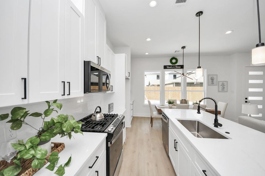 Furnished interior view inside a new home in , Houston (Image 5). Furnished interior view inside a new home in , Houston (Image 5).