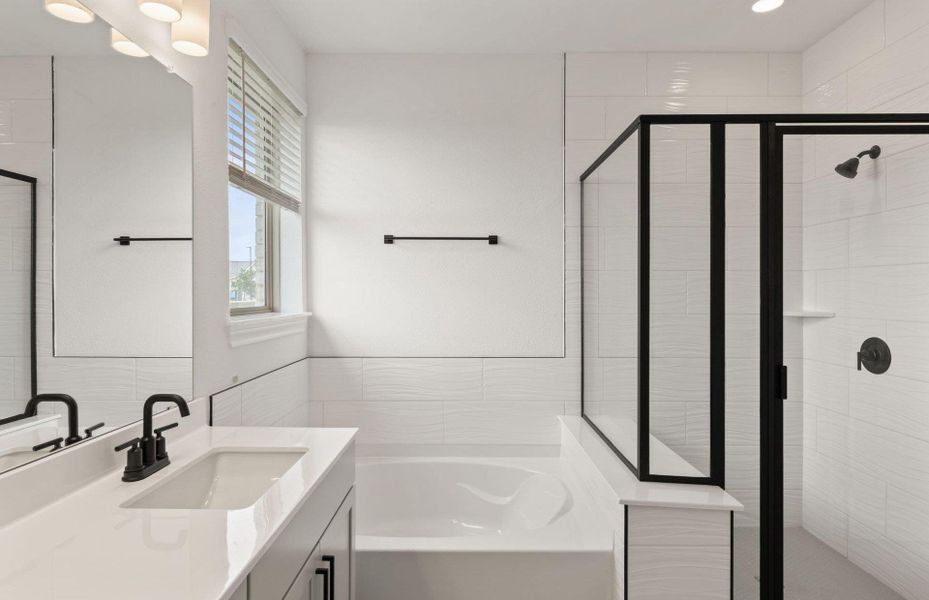 Furnished interior view inside a new home in Santa Rita Ranch, Liberty Hill (Image 5).