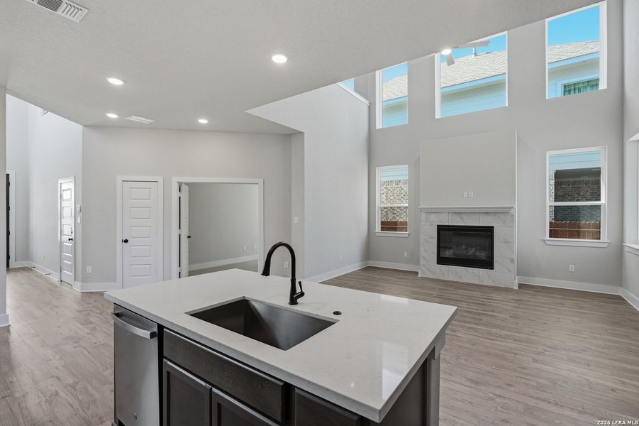 Furnished interior view inside a new home in Stillwater Ranch, San Antonio (Image 16).