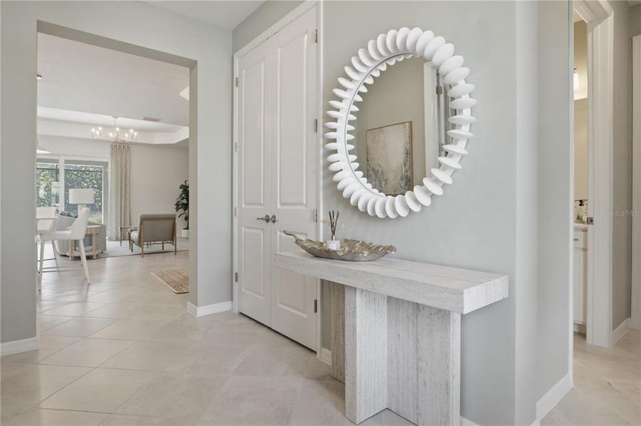 Furnished interior view inside a new home in Wellen Park Golf & Country Club, Venice (Image 5).