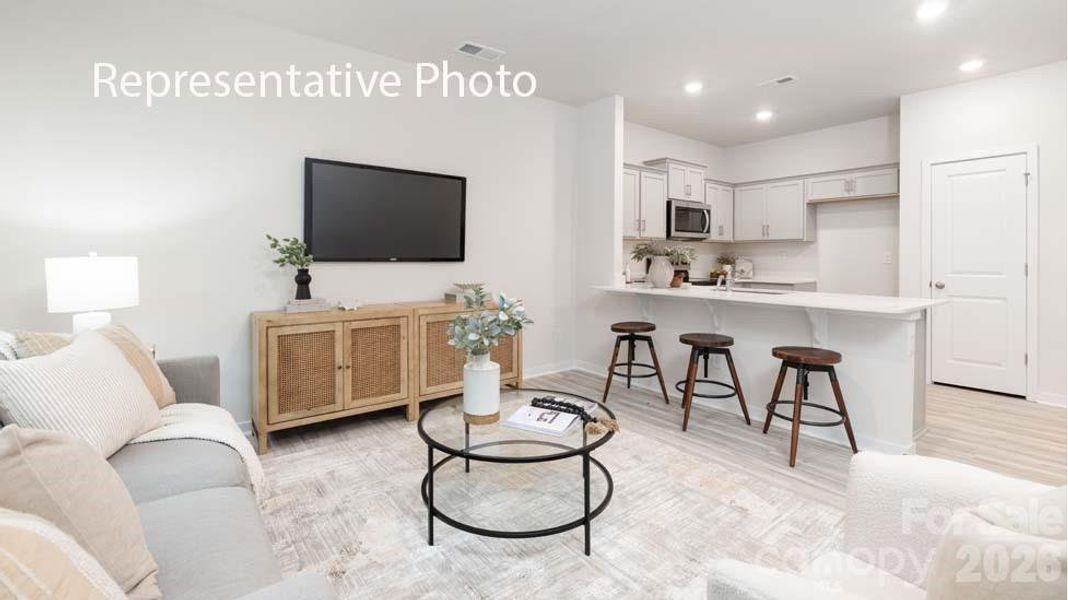 Furnished interior view inside a new home in Clark Creek Landing, Lincolnton (Image 9).