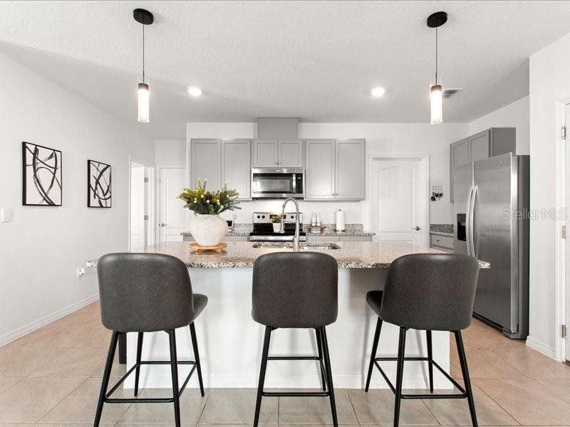 Furnished interior view inside a new home in , Davenport (Image 8).