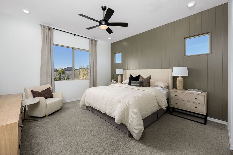 Representative furnished interior of a home built from the Copper by Mattamy Homes in Tyler Ranch, Buckeye (Image 12).