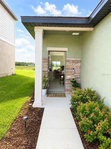 Exterior details and patio area of a home in , Groveland (Image 23).