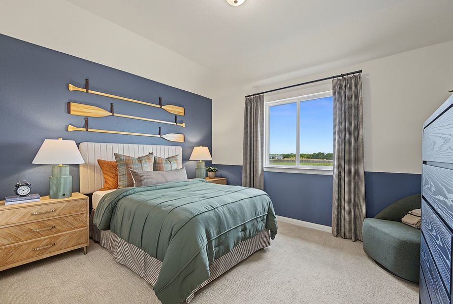 Furnished interior view inside a new home in Leonard Trails, Anna (Image 36).