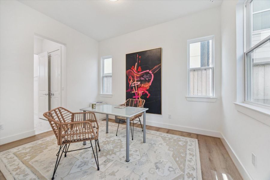 Furnished interior view inside a new home in Upland Estates, Houston (Image 6).