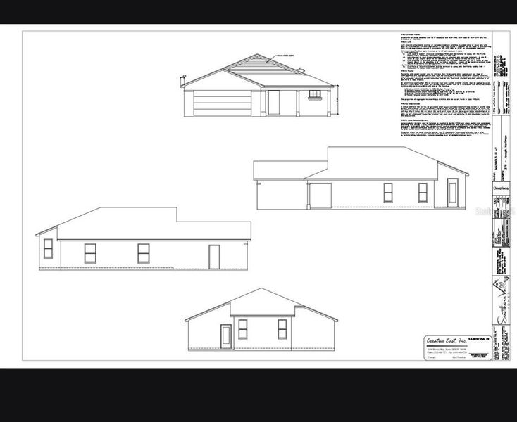 Exterior rendering of this home design in , Brooksville, FL (Image 5).