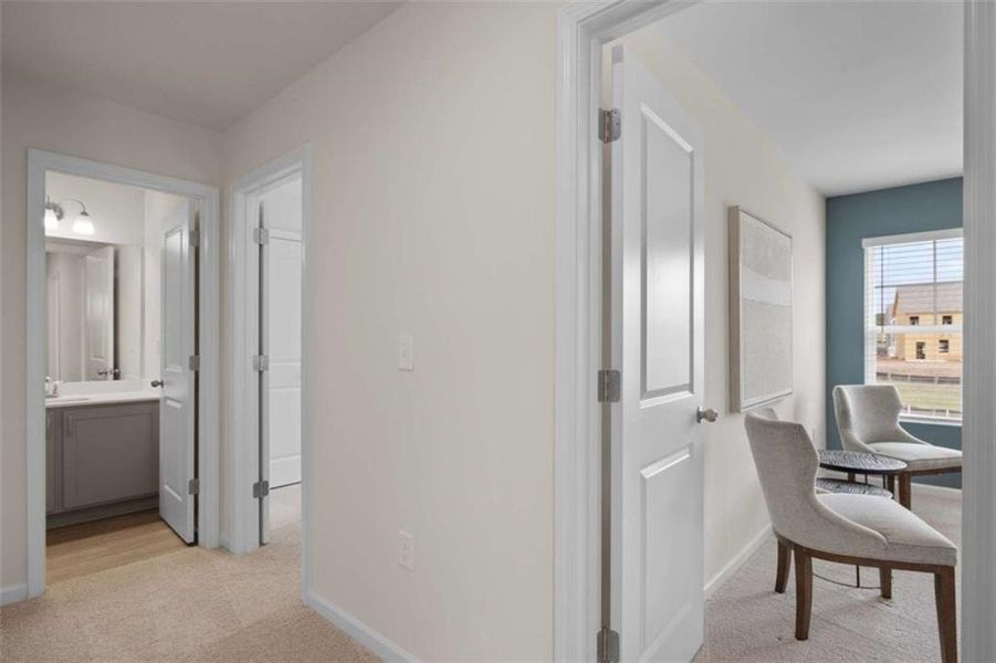Furnished interior view inside a new home in Walden Park - The Retreat, Jonesboro (Image 8).