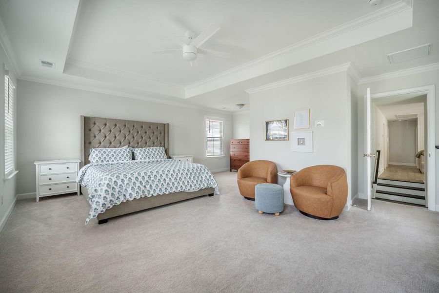 Furnished interior view inside a new home in Cordgrass Landing, Johns Island (Image 41).