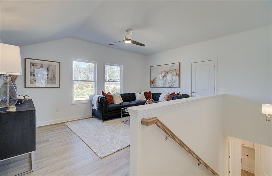 Furnished interior view inside a new home in Courtyards at Traditions, Cumming (Image 34).