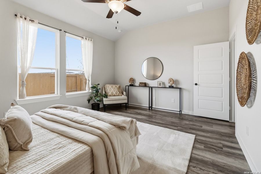 Furnished interior view inside a new home in Red Hawk Landing, San Antonio (Image 15).