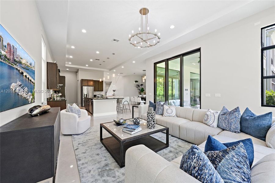 Furnished interior view inside a new home in , Palm Beach Gardens (Image 7).