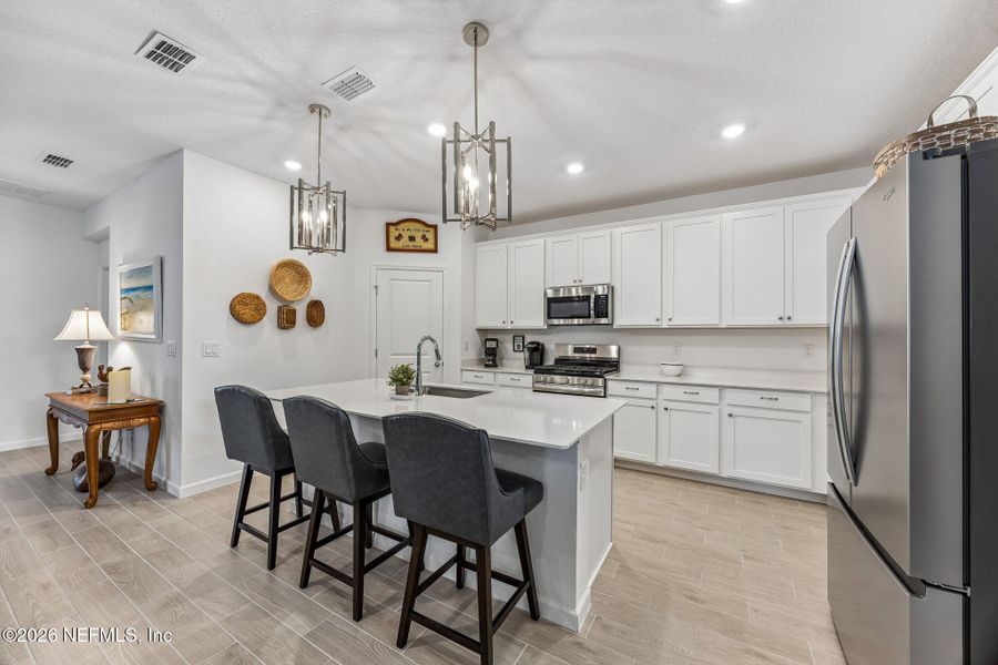 Furnished interior view inside a new home in , Yulee (Image 54).
