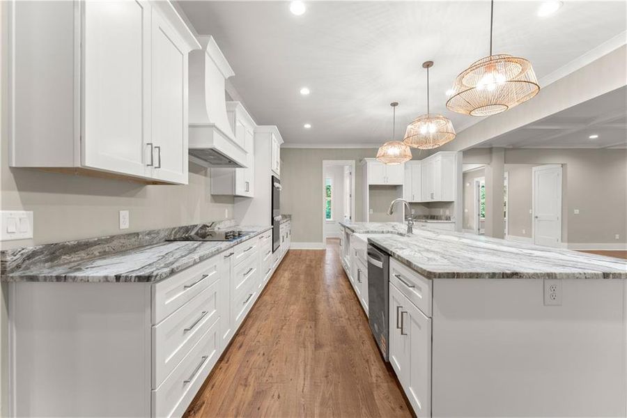 Furnished interior view inside a new home in , Cleveland (Image 35).