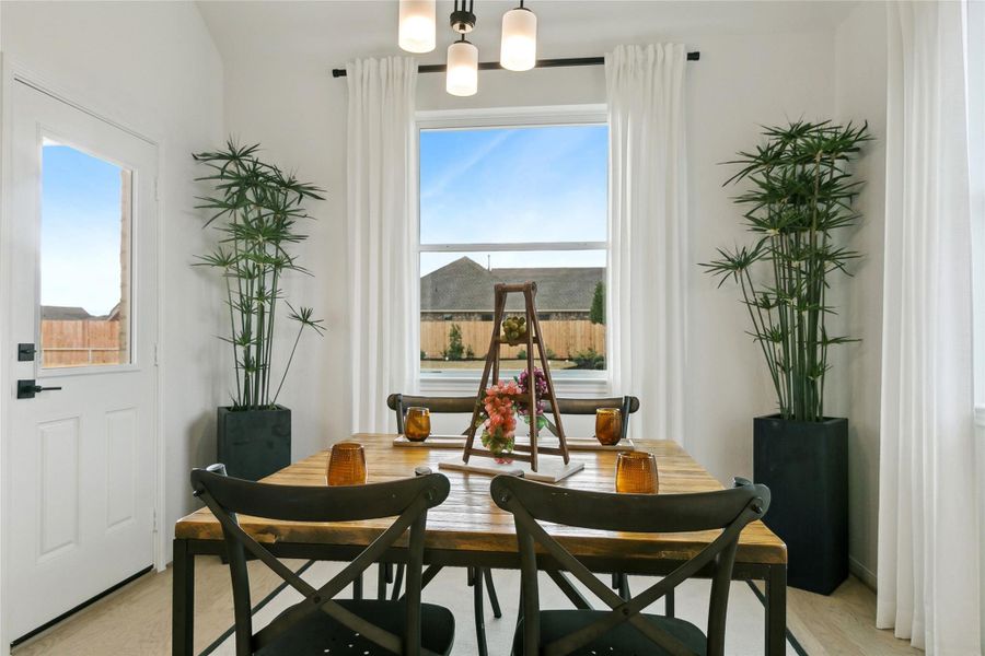 Charming dining area off kitchen (*Photo not of actual home and used for illustration purposes only.) Charming dining area off kitchen (*Photo not of actual home and used for illustration purposes only.)
