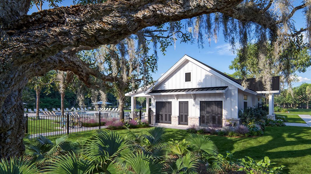 Front exterior of a new home in , Summerville, SC, highlighting curb appeal (Image 19).