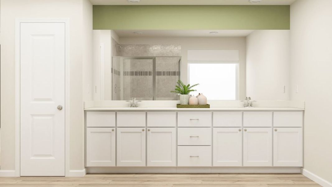 Representative furnished interior of a home built from the Hickory by Lennar in Elizabeth: Arbor, Fort Mill (Image 29).