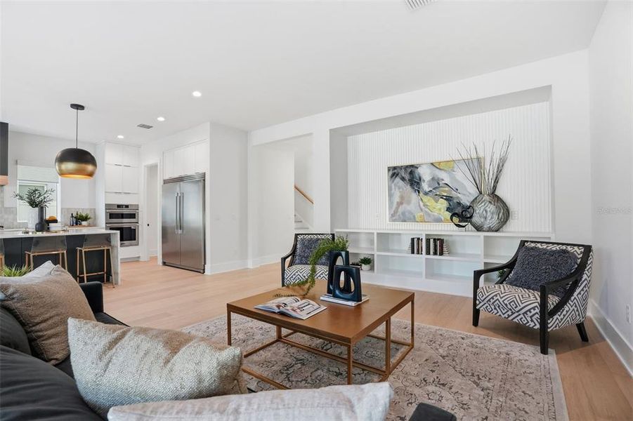 Furnished interior view inside a new home in , Tampa (Image 6).