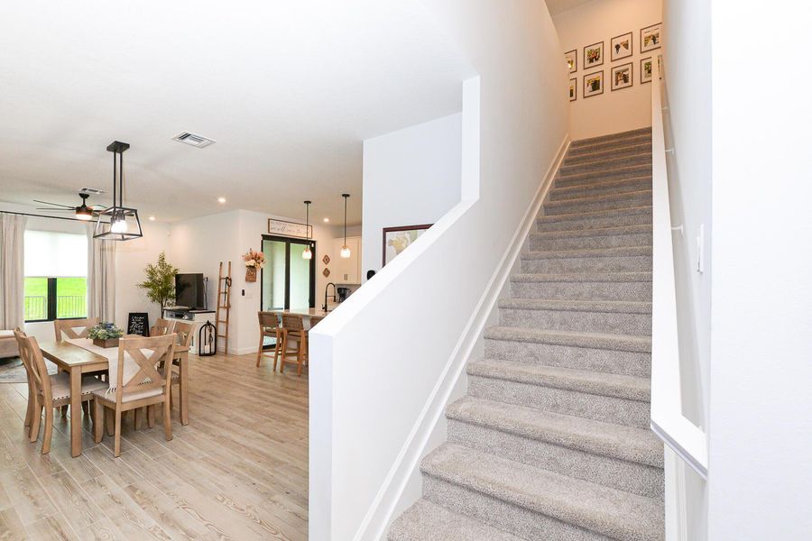 Furnished interior view inside a new home in , Port St. Lucie (Image 29).