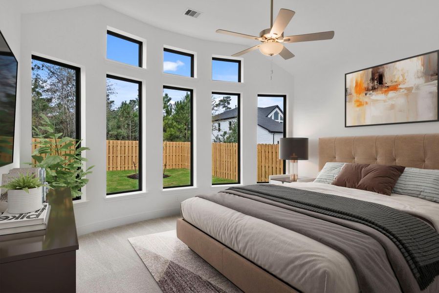 Furnished interior view inside a new home in Colton, Montgomery (Image 7).