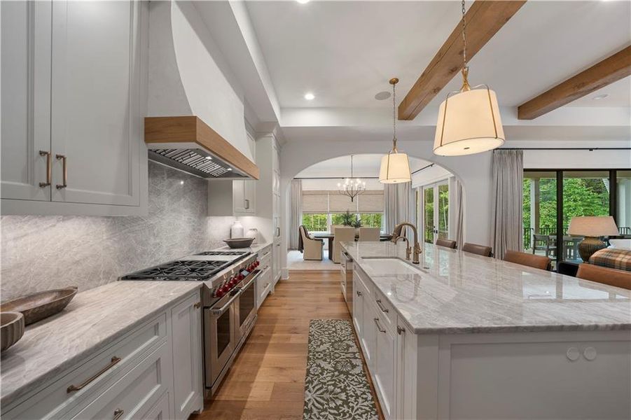 Furnished interior view inside a new home in , Alpharetta (Image 9).