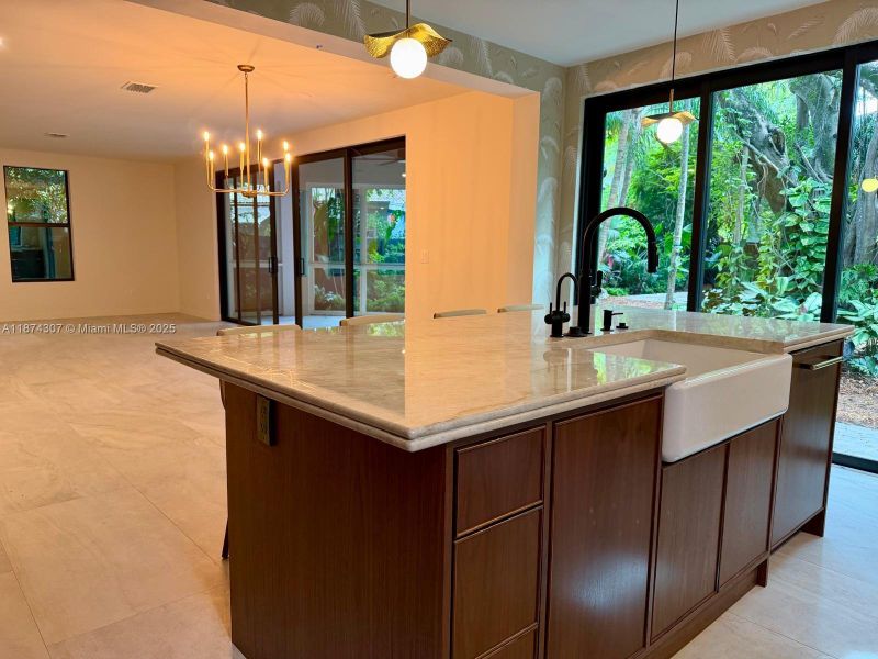 Furnished interior view inside a new home in , Miami (Image 7).