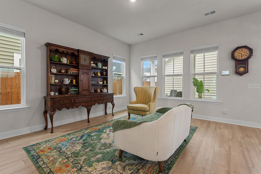 Furnished interior view inside a new home in Sweetgrass at Summers Corner, Summerville (Image 13). Furnished interior view inside a new home in Sweetgrass at Summers Corner, Summerville (Image 13).