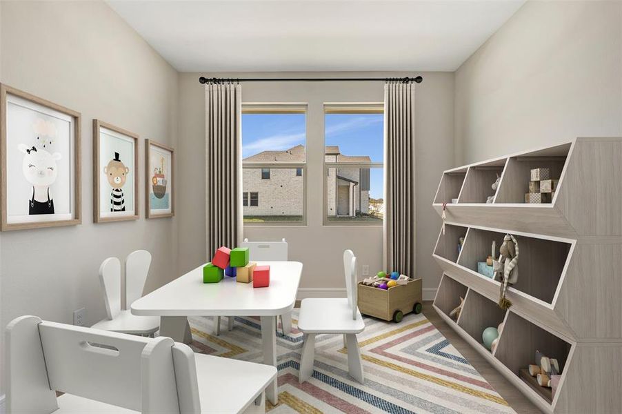 Furnished interior view inside a new home in Elevon, Lavon (Image 23).