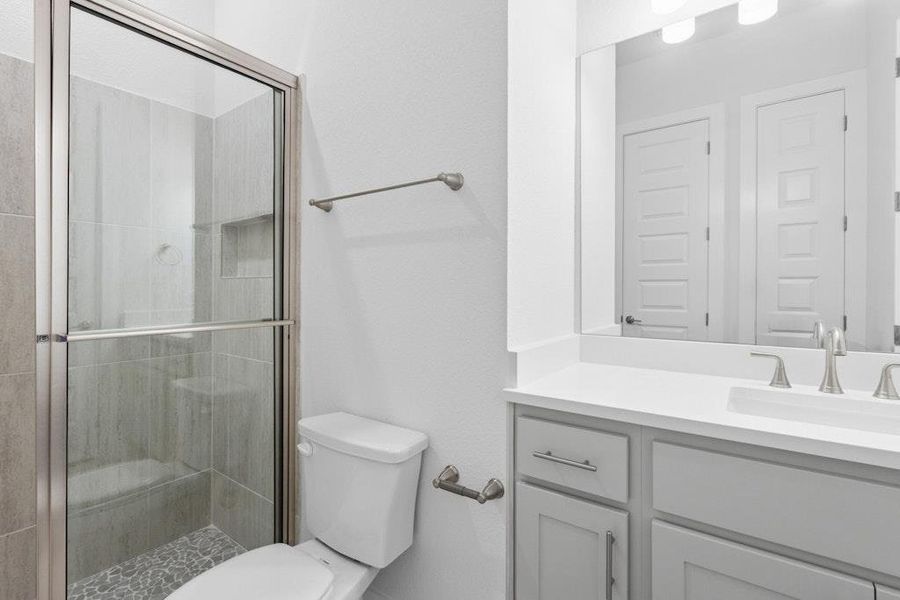 Furnished interior view inside a new home in Leander Estates, Leander (Image 7). Furnished interior view inside a new home in Leander Estates, Leander (Image 7).