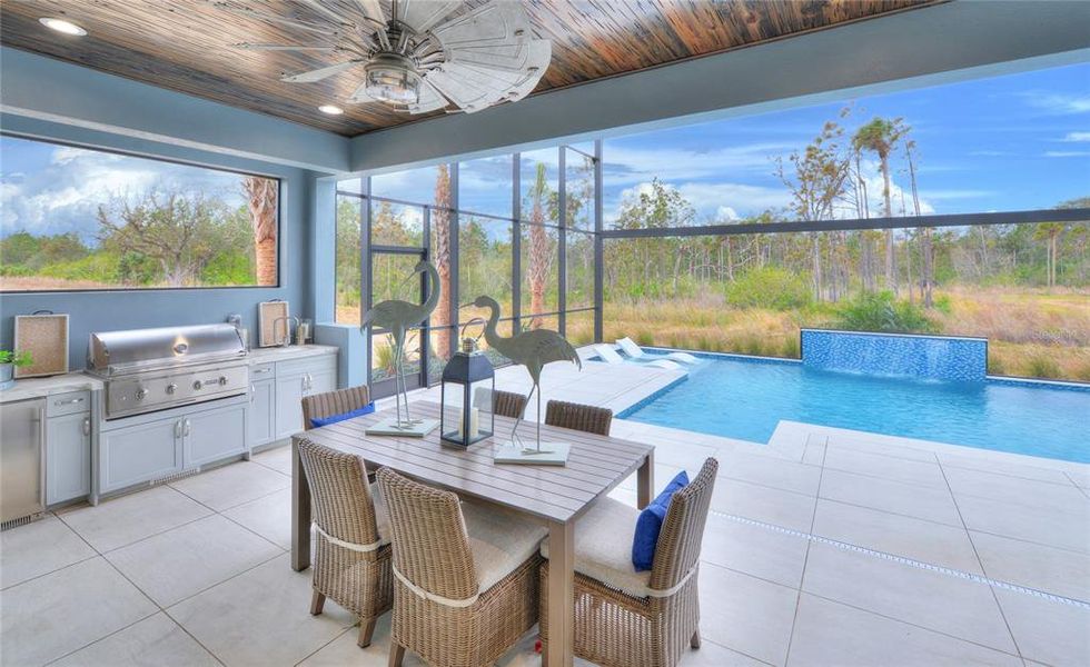 Exterior details and patio area of a home in Veranda Bay, Flagler Beach (Image 21).