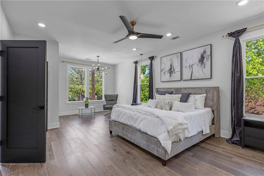 Furnished interior view inside a new home in , Atlanta (Image 14).