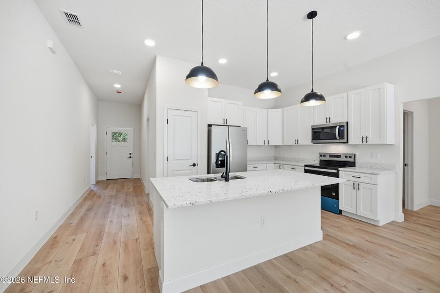 Furnished interior view inside a new home in , Jacksonville (Image 12).