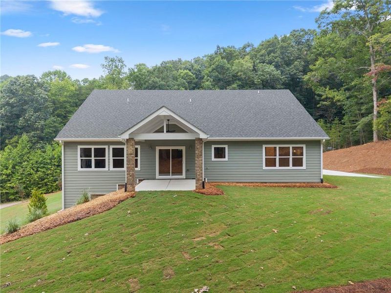 Exterior details and patio area of a home in , Baldwin (Image 34).