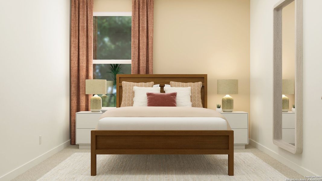 Furnished interior view inside a new home in Navarro Ranch, Seguin (Image 14).