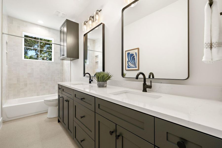 Furnished interior view inside a new home in , Austin (Image 25). Furnished interior view inside a new home in , Austin (Image 25).