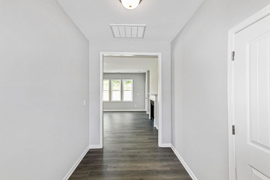 Representative unfurnished interior of a home built from the Nicklaus by RiverWILD Homes in Riverwood Ranch, Clayton (Image 15).
