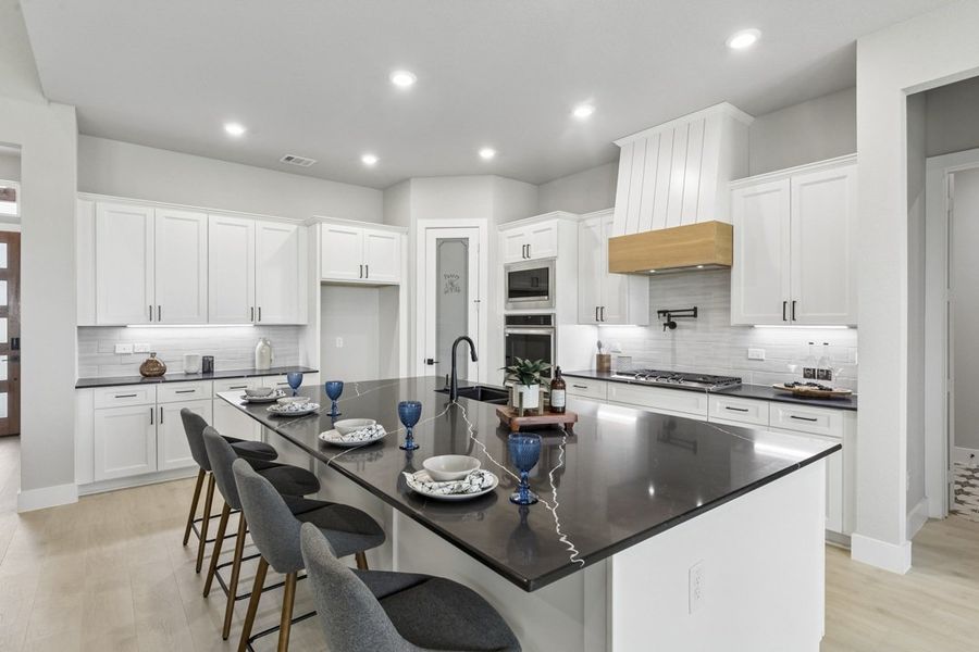 Representative furnished interior of a home built from the The Quartz by Lillian Custom Homes in Peaks at Lone Elm, Waxahachie (Image 14). Representative furnished interior of a home built from the The Quartz by Lillian Custom Homes in Peaks at Lone Elm, Waxahachie (Image 14).