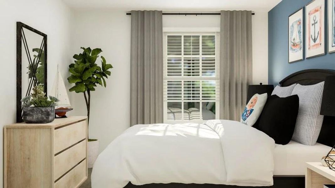 Furnished interior view inside a new home in Meadowlark Preserve, Pflugerville (Image 20).