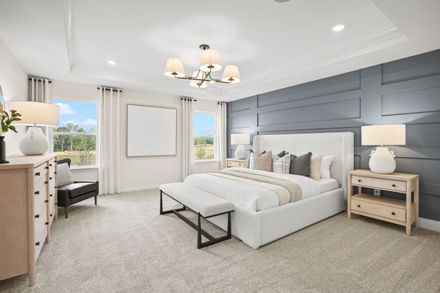 Representative furnished interior of a home built from the Marshall by Pulte Homes in The Retreat at Carolina Ridge, Harrisburg (Image 22). Representative furnished interior of a home built from the Marshall by Pulte Homes in The Retreat at Carolina Ridge, Harrisburg (Image 22).