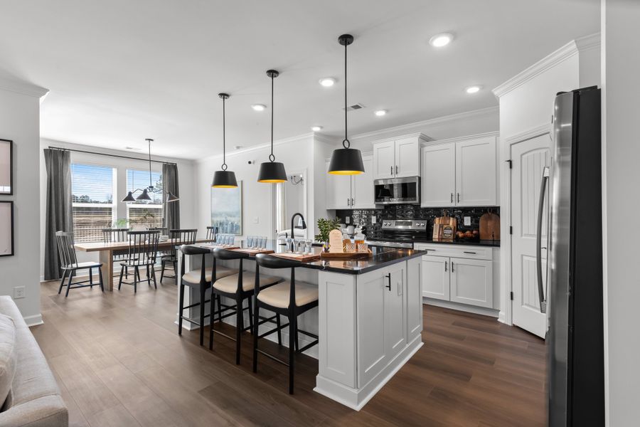 Representative furnished interior of a home built from the The Redbud by Chesapeake Homes in Neill's Pointe, Angier (Image 4).