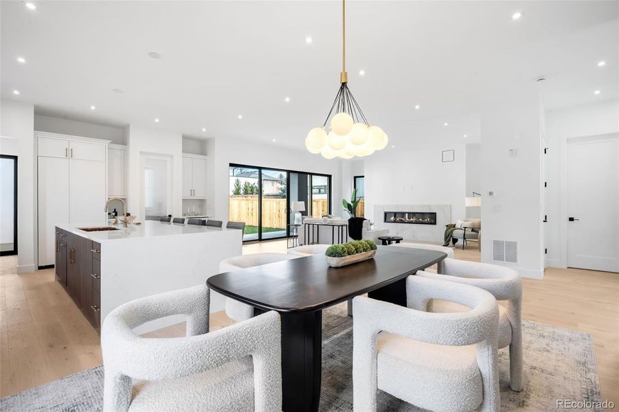 Furnished interior view inside a new home in , Denver (Image 14).